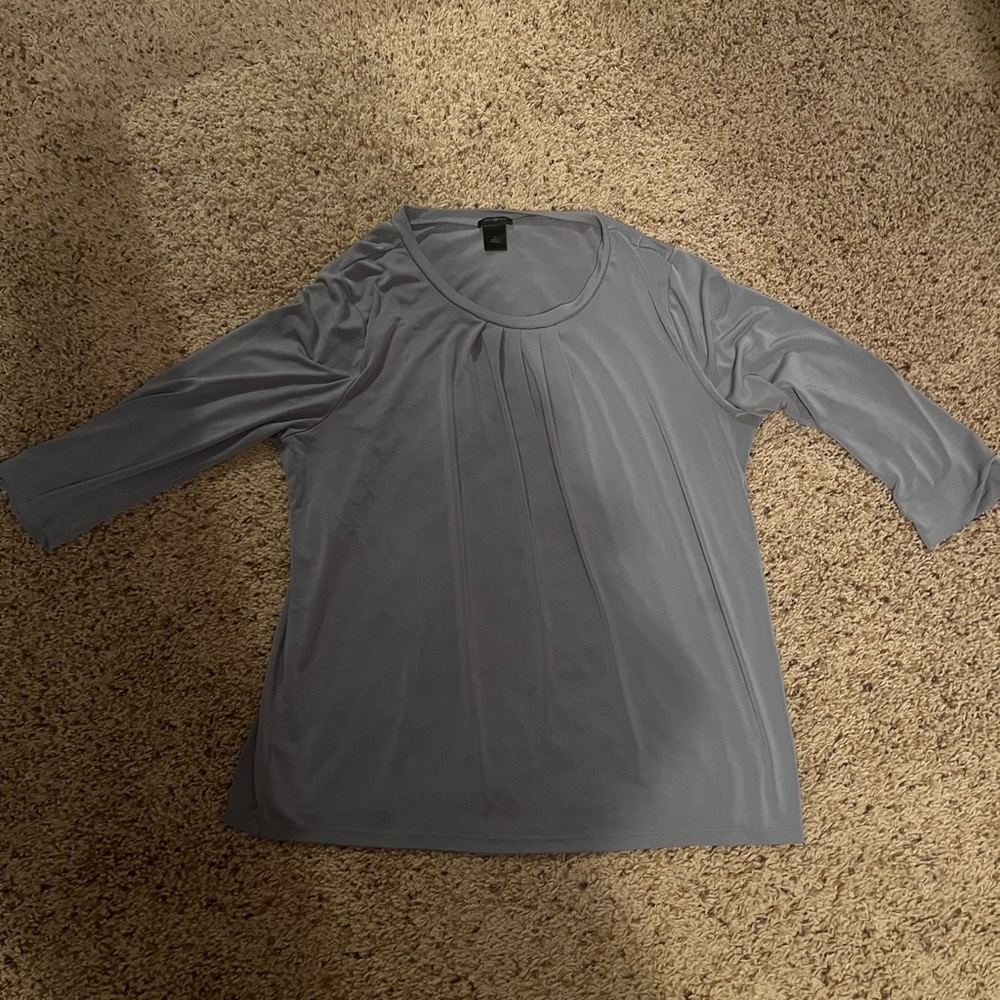 blue ann taylor shirt